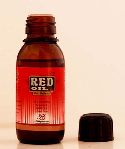 Natural red oil for pain