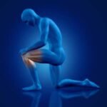 Man with knee pain it is a type of arthritis