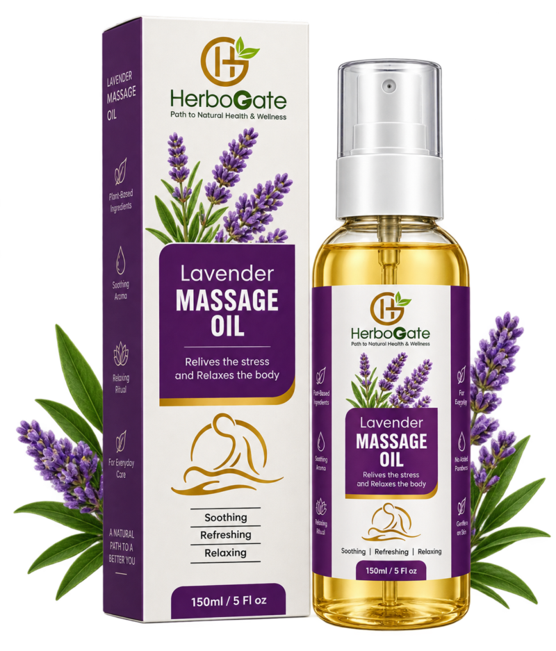 Lavender Massage Oil - Soothing & Relaxing - 150ml - PainRelief Pakistan
